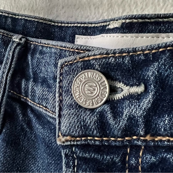 Mother Superior The Dutchie Shorts Fray My Treat Blue Distressed Denim Shorts 26 - Picture 5 of 15